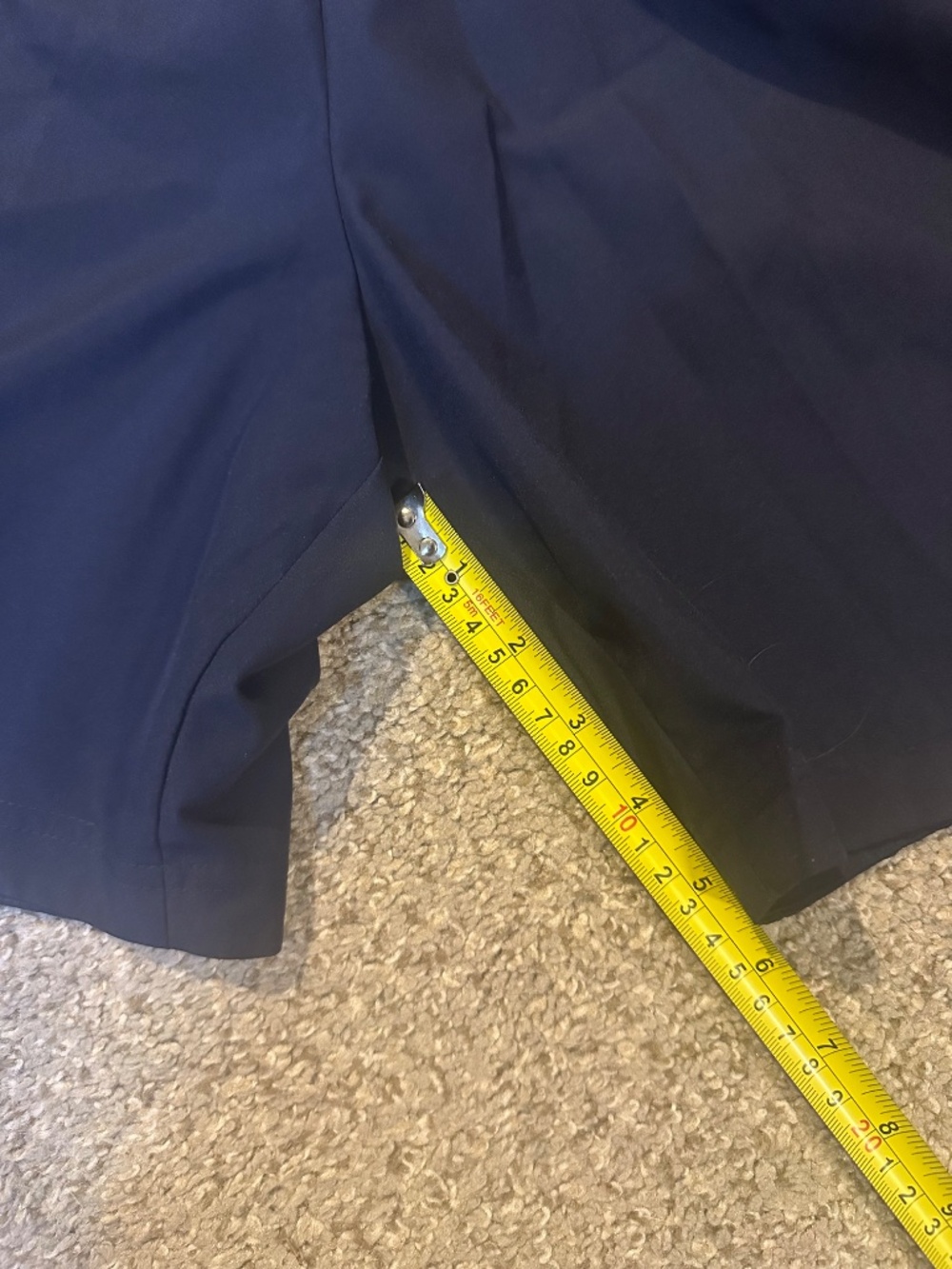 Mens Medium Navy Blue Adidas Running Shorts - Picture 6 of 7